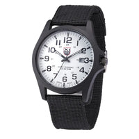 Men Genuine XINEW Brand Watches Students Fashion Casual Nylon Band Sports Army Gifts Date Quartz Wrist Watch Black Montre Homme