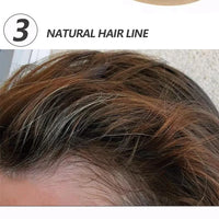 Toupee for Men Human Hair Wigs Men Toupee FPM Prosthesis Units Patch Curly Wave Toupee Hair Real Human Replacemet