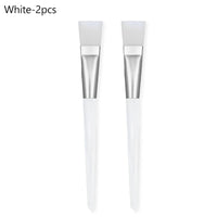 12/6/2pcs Facial Mask Brushes Set Face-Mask Applicator Soft Facial Application Brush with Clear Plastic Handle for Skin Care
