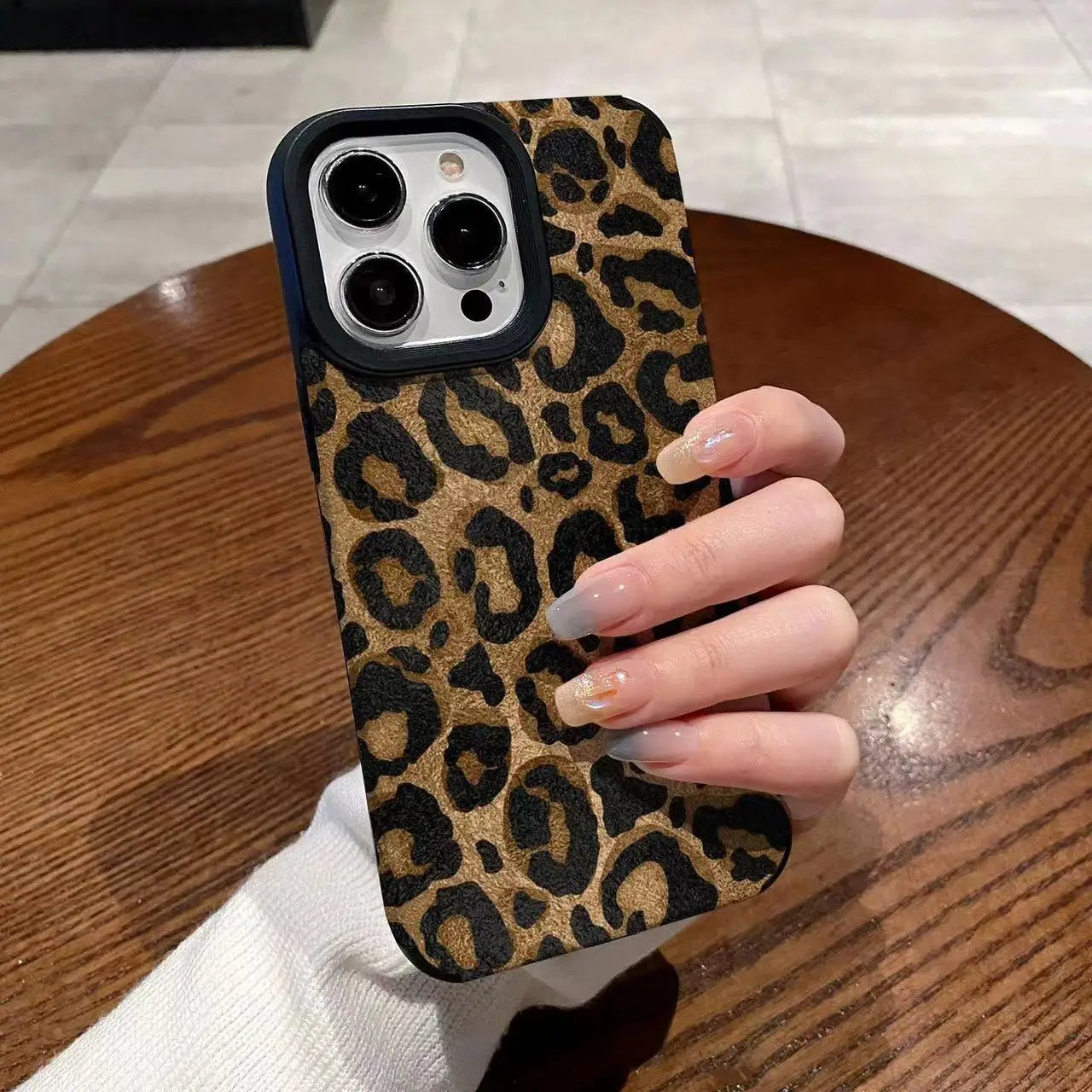 Fashion Soft Phone Cases For iPhone 13 12 MINI 11 14 15 16 Pro Max XS Max XR 7 8 Plus Leopard Pattern Silicone Case Back Cover