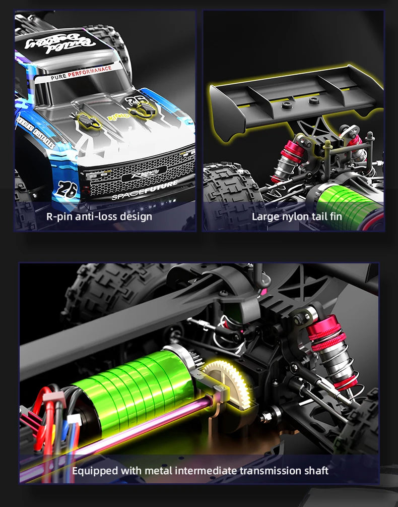 JJRC C8803 C8805 RC Car 4x4 Super Brushless 50/60/70KM/H 4WD High Speed RC Off-Road Car Children and Adults Toys