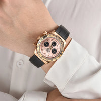 39.3mm VK63 Men's watch Arabian Dial customized Men's watch Luxury Quartz watch man VK63 Sport Chronograph Sapphire Glass watch