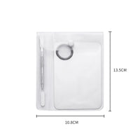 Makeup Mixing Palette Foundation Lipstick Eye Shadow Stainless Steel Mixer Palette with Spatula Mixing Stick Beauty Tools Nail-A