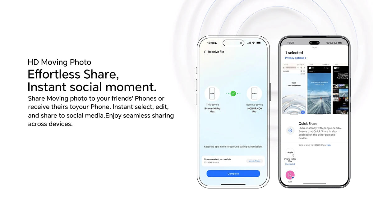 2025 New HONOR 400 Pro 5G Global Version Smartphone 200MP AI Main Camera 6.7'' AMOLED Screen 6000 mAh 100W Wired 50W Wireless