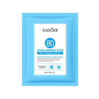 5pcs SADOER 8D Hyaluronic Acid Face Mask Anti Wrinkle Facial Moisturizing Nourishing Firming Hydrating Facial Mask Skin Care