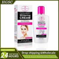 Body Lotion Whitening Moisturizing Dark Skin Bleaching Collagen Milk Face Body Cream Skin Care Body Leg Arm Lightening Smooth