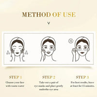 Skincare Products 24K Gold Hyaluronic Acid Eye Mask Remove Dark Eye Circles Collagen Eye Patches Korean Face Care Product