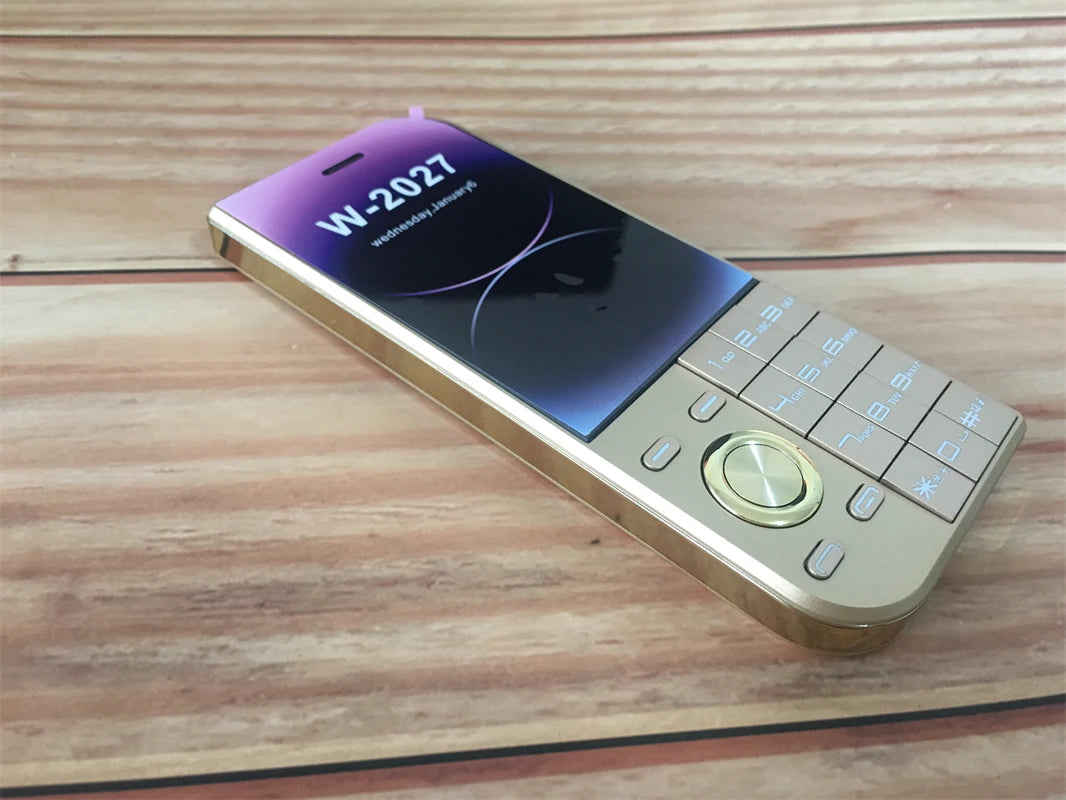 2025 New Push Button Mobile Phone 2.8' Three SIM 3SIM Bluetooth Flashlight MP3 Wireless FM Camera Vibration BigHorn CellPhone