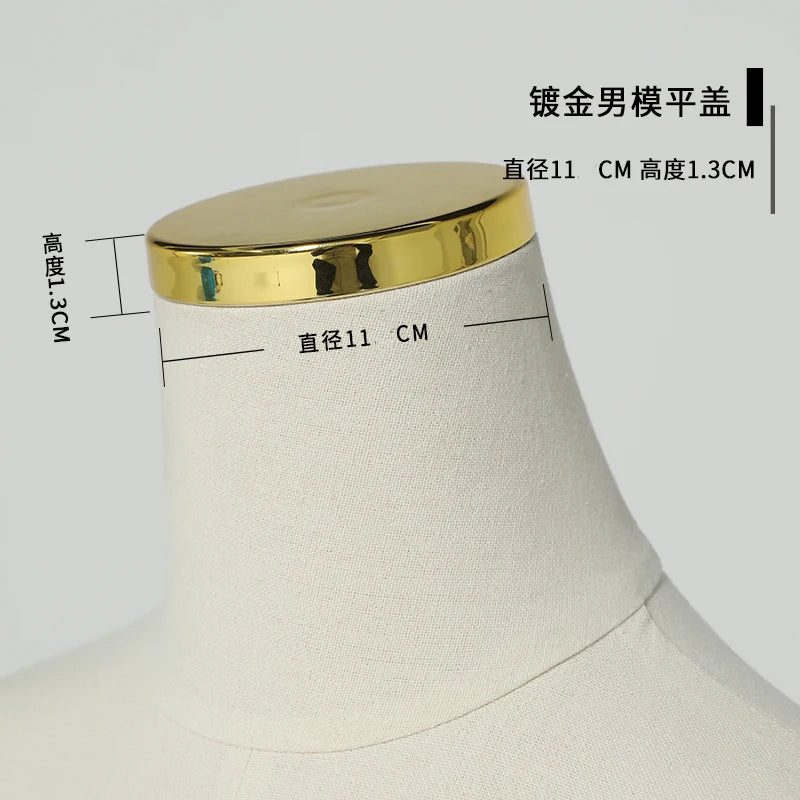 Female Male & Kids Electroplated Head Cover Mannequin Caps Accessories For Mannequins Props