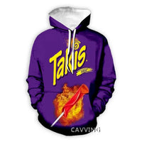 Takis  3D Printed Fashion Hoodies Hooded Sweatshirts Harajuku Hoodie Sweatshirts Tops Clothing for Women/men  L2
