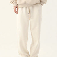 Men's autumn and winter sports pants loose casual long sweatpants fashionable trend warm pants streetwear men