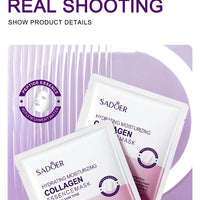 Collagen Anti Wrinkle Facial Mask Anti Aging Fade Fine Lines Firm Skin Moisturizing Brightening Smooth SkinCare Korean Cosmetics