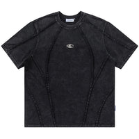 Streetwear Patchwork T-shirts Hip Hop Harajuku Oversized Tee Shirt 2025 Men Fashion Punk Y2K T Shirts Black Loose Tshirt Top