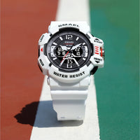 SMAEL Sport Watch for Men Waterproof Wristwatches Student Dual Display Digital Multi-function Stopwatch Clocks 8065 Male Watches