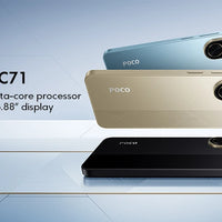 POCO C71 Global Version UNISOC T7250 processor 32MP AI dual camera Immersive 6.88” display 15W fast charging AI face unlock