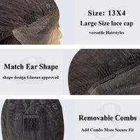 Synthetic Wig Hair Highlight Ash Blonde Straight Bob For Woman Lace Front Wig Bang Brazilian Hair Short Bob Wig