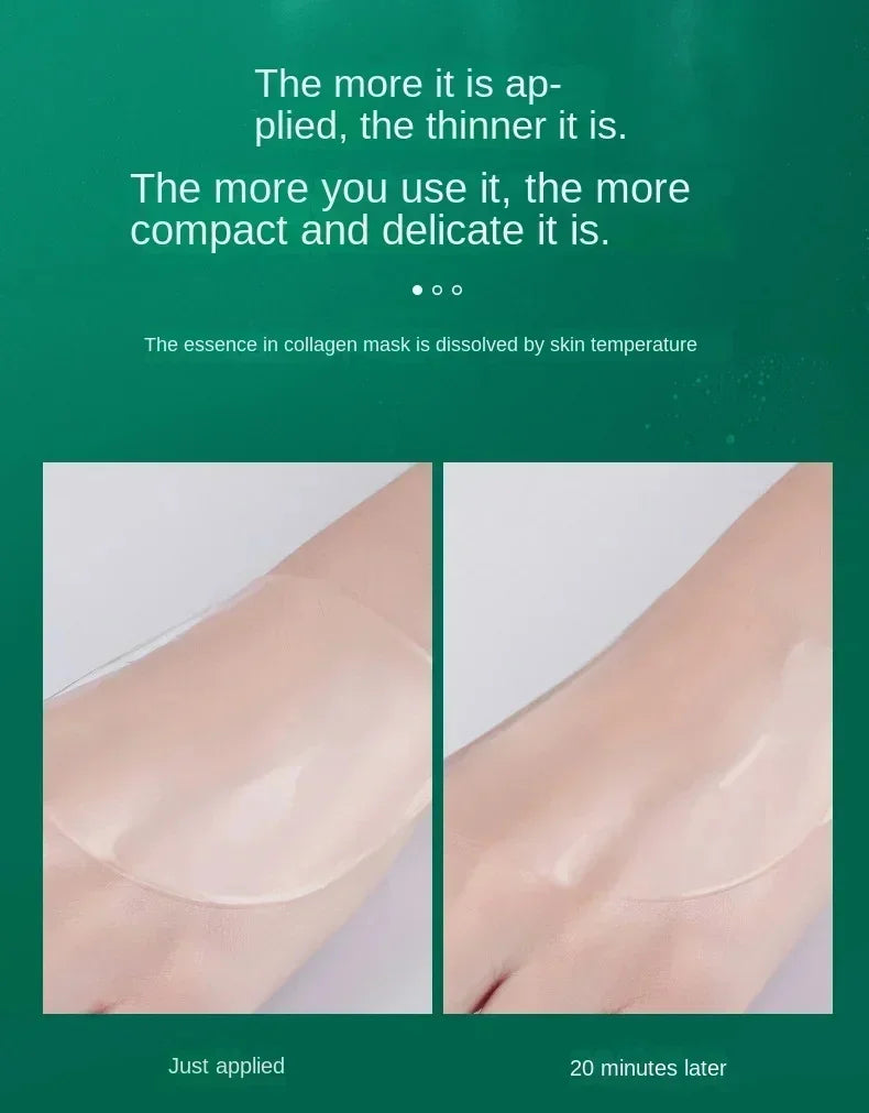 Tiktok Hot Sale Seaweed Collagen Filling Crystal Mask Replenishing Fruit Jelly Skin Transparent Mask Skin Care Masque 1/3/5/10pc