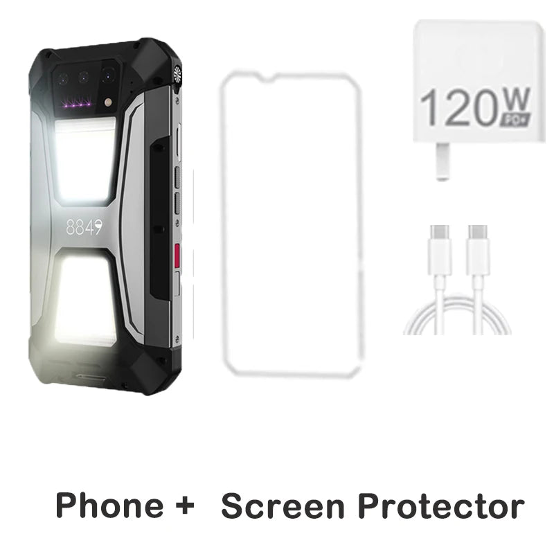 8849 Tank 2 PRO Rugged Smartphone with Projector 16GB 256GB Mobile Phone 23800mAh 120W Android 14 Phone 100MP Cell Phone