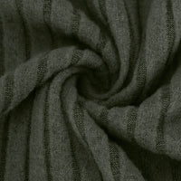 Women's Long Sleeve V-Neck T-Shirt Pit Stripe Milled Fashion Temperament Top