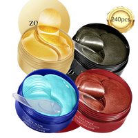 240pcs=120pairs Eye patches Hyaluron Acid & Gold & Seaweed & Black Pearl Hydrating Moisturizing Crystal Collagen Gel Eye Mask