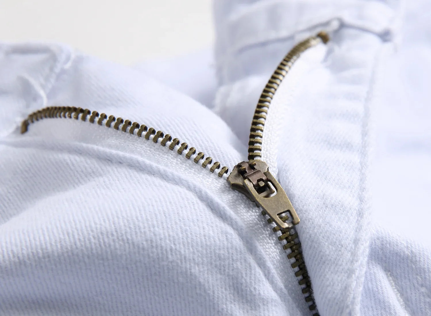 2025 Hole Denim Pants Men's Tide Brand Ruined Hole Jeans Solid Slim All-match High Street Hip Hop Trousers Red White Large Size