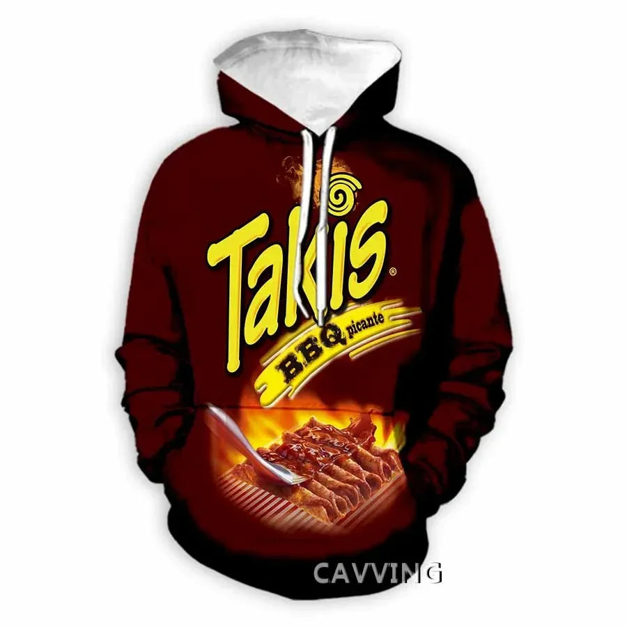 Takis  3D Printed Fashion Hoodies Hooded Sweatshirts Harajuku Hoodie Sweatshirts Tops Clothing for Women/men  L2