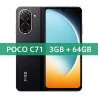 POCO C71 Global Version UNISOC T7250 processor 32MP AI dual camera Immersive 6.88” display 15W fast charging AI face unlock
