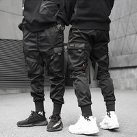 New Streetwear Men's Multi Pockets Cargo Harem Pants Hip Hop Casual Male Track Pants Joggers Trousers Fashion Harajuku Men Pants