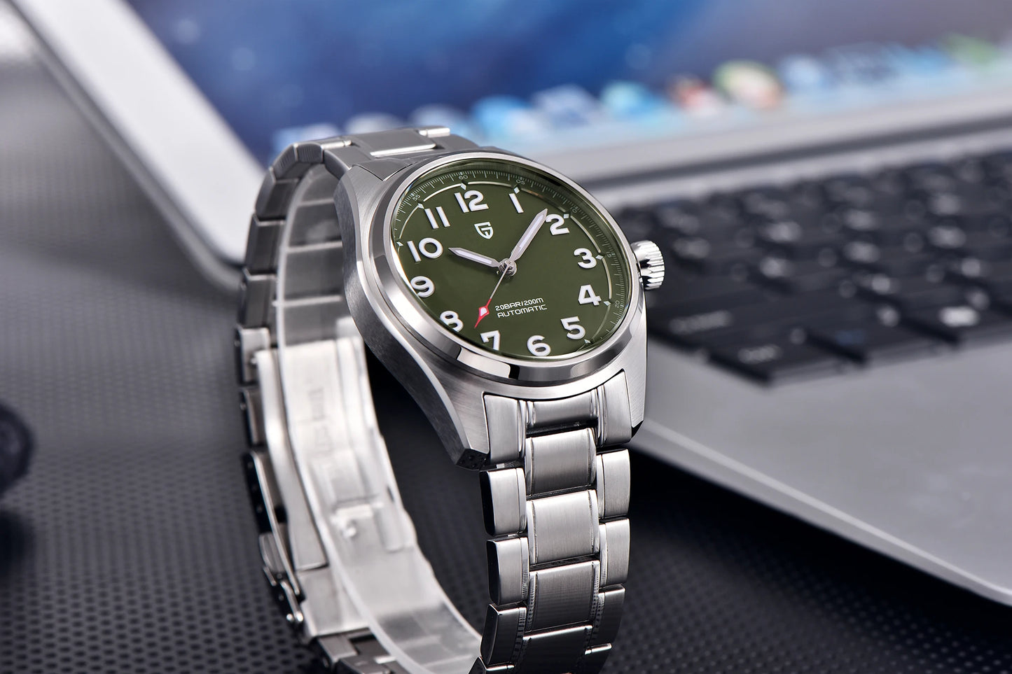 2025 PAGANI DESIGN Luxury Pilot Automatic Mechanical Watch 38MM Sapphire Waterproof Watch for Men Relogio Masculino PD1717 V2