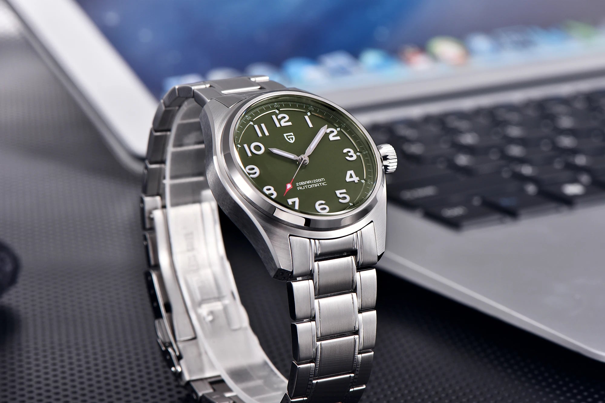 2025 PAGANI DESIGN Luxury Pilot Automatic Mechanical Watch 38MM Sapphire Waterproof Watch for Men Relogio Masculino PD1717 V2