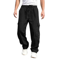 New Summer Men's Loose Fit Straight Leg Casual Pants - European & American Style Youth Fashion" cargo pants  mens pants
