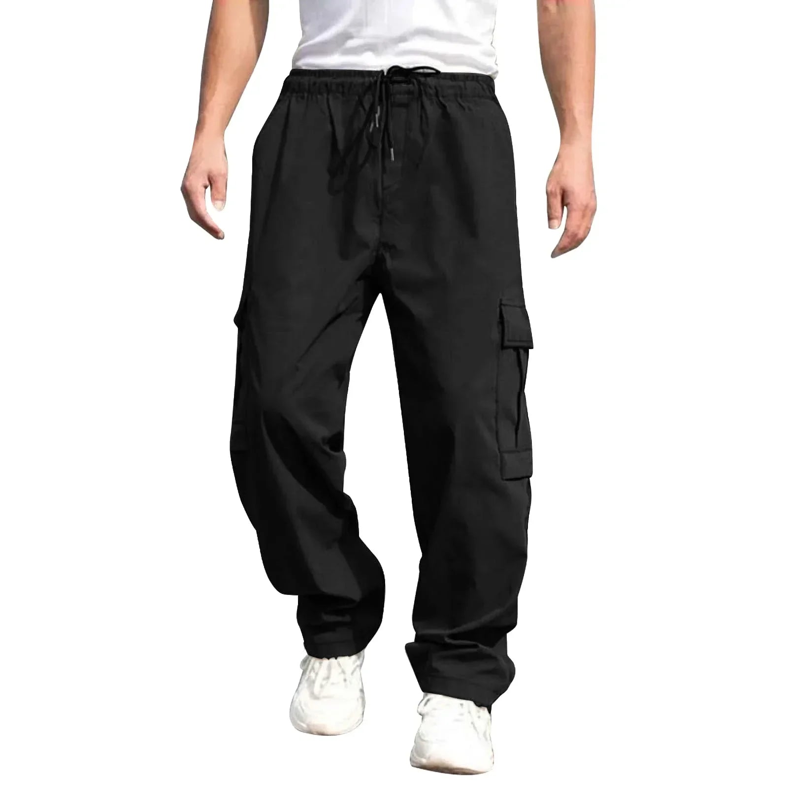 New Summer Men's Loose Fit Straight Leg Casual Pants - European & American Style Youth Fashion" cargo pants  mens pants