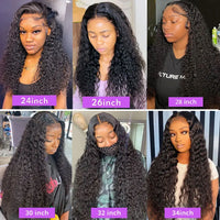 28 30 38 40Inch Deep Wave Curly Human Hair Bundles Long Virgin Curly Hair Malaysian Human Hair Extension Double Weft Wholesale