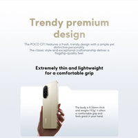 POCO C71 Global Version UNISOC T7250 processor 32MP AI dual camera Immersive 6.88” display 15W fast charging AI face unlock