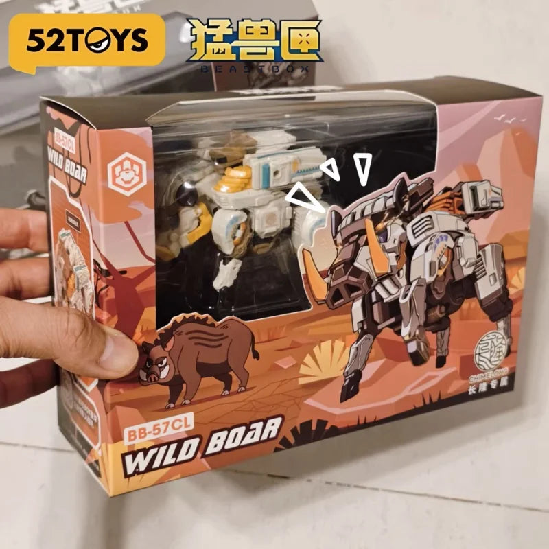 【 In Stock 】 52toys Beast Box Chimelong Octopus Wild Boar Owl Transformation Toy Mobile Model Trendy Handheld Trendy
