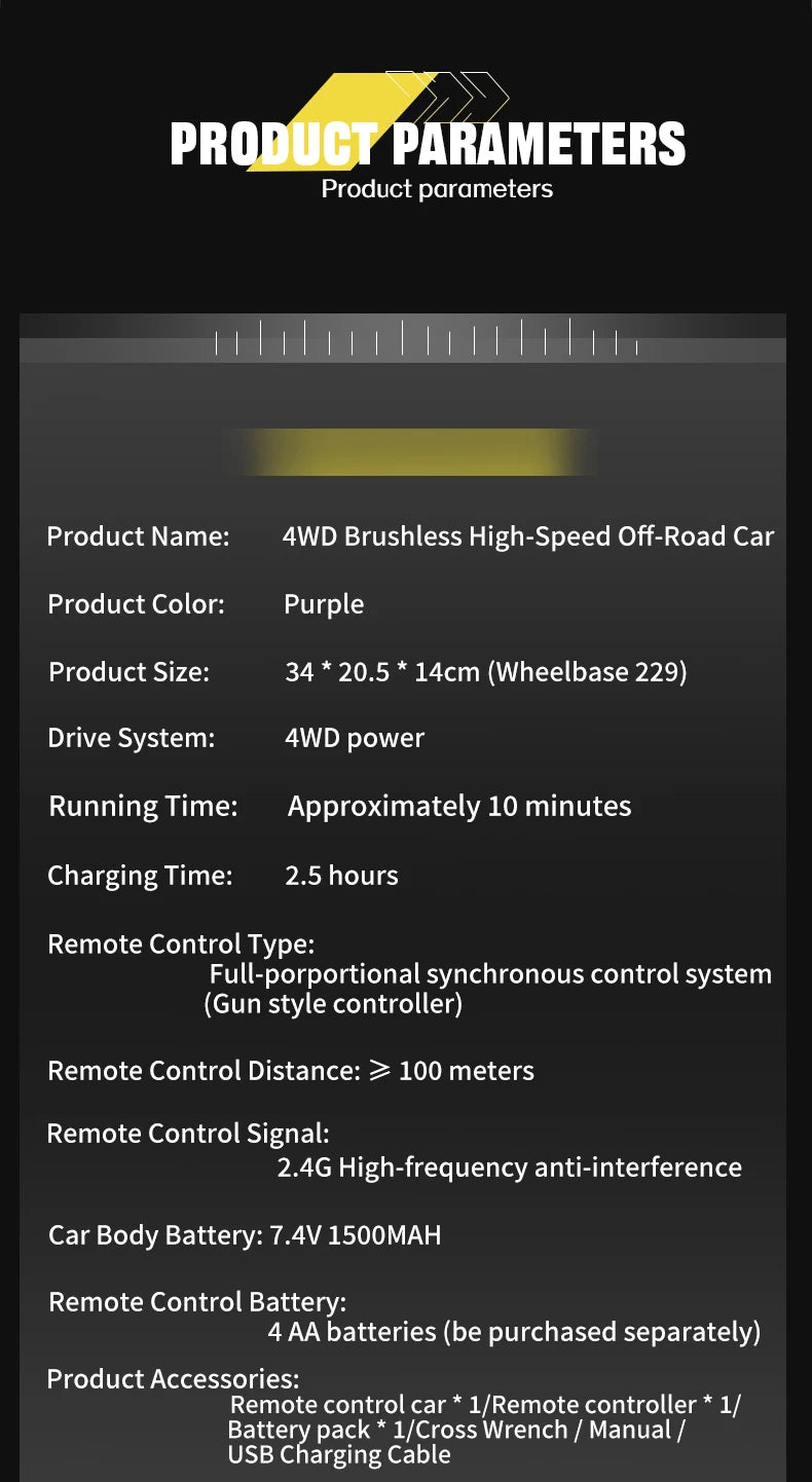 JJRC C8803 C8805 RC Car 4x4 Super Brushless 50/60/70KM/H 4WD High Speed RC Off-Road Car Children and Adults Toys