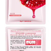 10pcs Natural Plant Facial Mask Moisturizing Oil Control Anti-Aging Fruit Aloe Korean Sheet Face Mask Beauty Skin Care Prodcuts