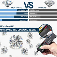Premium D Color Moissanite Stone with GRA Certificate 0.1-10.0ct Moissanita Loose Gemstones Pass Diamond Tester Wholesale Prices