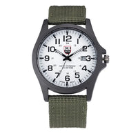 Men Genuine XINEW Brand Watches Students Fashion Casual Nylon Band Sports Army Gifts Date Quartz Wrist Watch Black Montre Homme