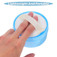 Portable Powder Box Cans Talc Talcum Skincare Baby Toiletries Puff Container Infants Skin Care Powder Box for Home Daily Use