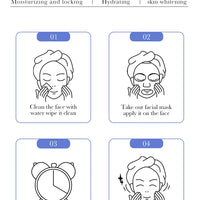 SADOER Hyaluronic Acid Facial Masks Face skincare Anti-aging Hydrating Moisturizing Anti Wrinkles Face Mask Skin Care Products