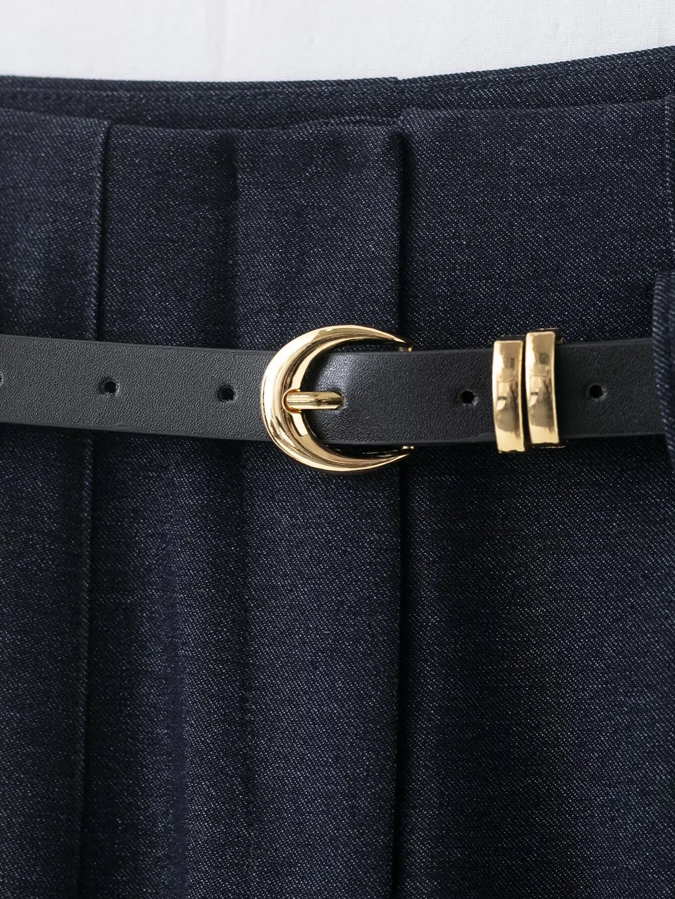 Faionable High Waist Belted Straight Leg Pants Women's Slim Fit Casual Autumn New Arrival Street Sle Polyester Fiber