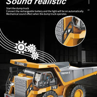 RC Car Children Toys Remote Control Car Toys For Boys Radio Control Excavator Dump Truck Bulldozer Electric car Kids Toys Gift