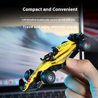 2025 New RC car August  Product 1:64 Mini Alloy Car Model, Adjustable Lighting Formula Racing, Children's Remote Control Car