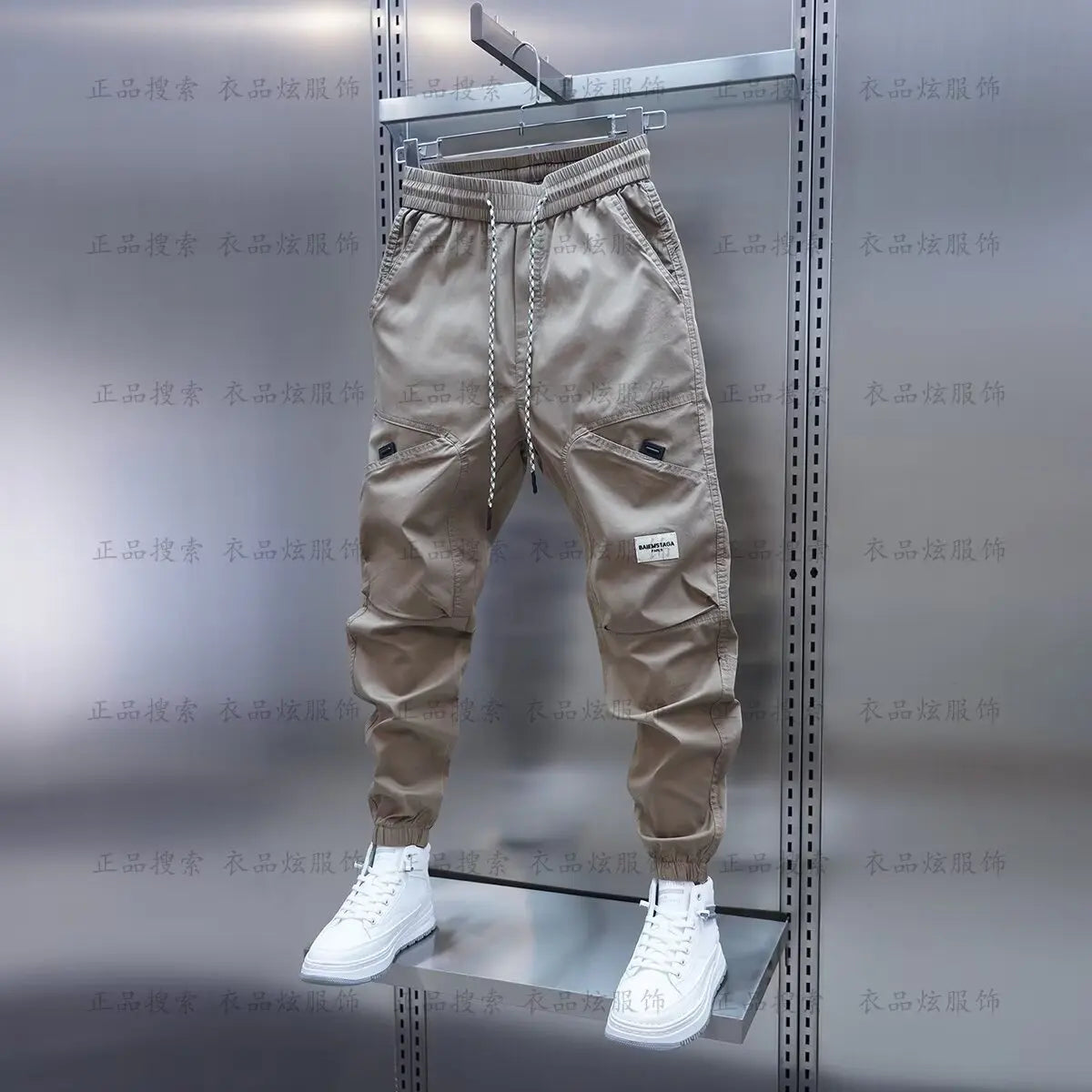 2023 Spring Autumn Men's Trousers Janpan Fashion Streetwear Joggers Pants Men Casual Men Clothing Elastic Waist Sweatpants Men