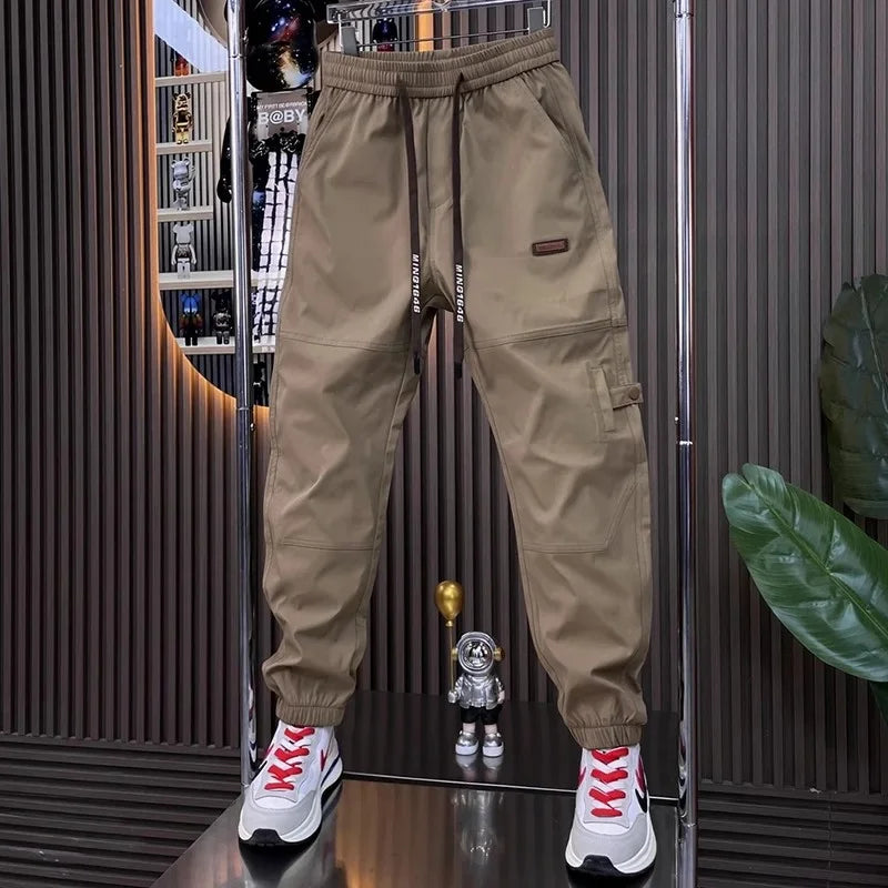 2023 Spring Autumn Men's Trousers Janpan Fashion Streetwear Joggers Pants Men Casual Men Clothing Elastic Waist Sweatpants Men