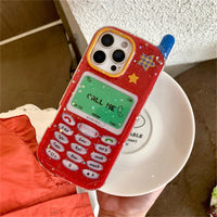 Funny 3D Mobile Phone Case For iPhone 16 Pro 15 14 13 Pro Max Protective Cover Fashion Cute Cases with Chain Funda