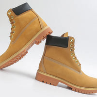 Brand Cow Leather Outdoor Boots For Men  Casual Couples Boots Fashion Breathable Military Boots