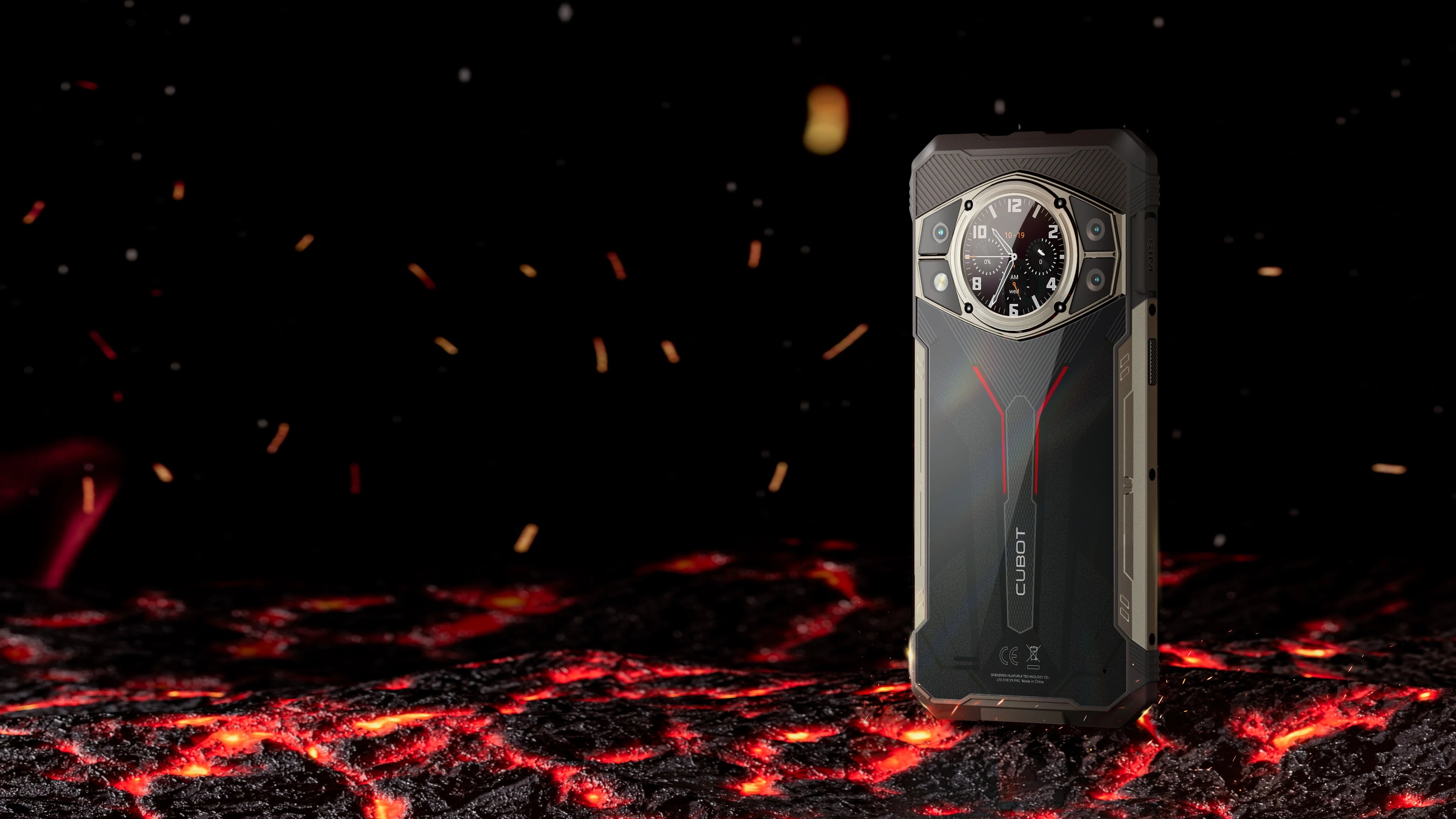 CUBOT KingKong AX Rugged Unlocked-Android14/MTK G99/24G RAM+256G ROM Dual SIM/6.58"&1.32"DualScreen/100MP/IP68 IP69K/33W/GPS/NFC