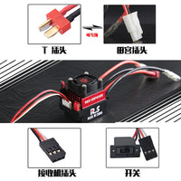 RC Car ESC,60A Brushed ESC Electronic Speed Controller for TRX4 SCX10 RC Crawler Car(T Plug)